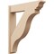 Ekena Millwork 7 1/2-in W x 34-in D x 40-in H Funston Trad Rough Cedar Woodgrain TimberThane Outlooker, Primed Tan OUTUR075X34X40FST04RCPR - alternate 1